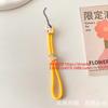 Nuevo Lanyard para Teléfono Móvil de Flor de Dibujos Animados Anti-Pérdida Creativo para Muñeca Cuerda de Nylon Llave Colgante Hebilla Cadena Corta para Mano