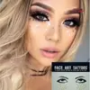 Pegatinas de Diamantes, Pegatinas Decorativas para Cara, Maquillaje de Escenario para Niña con Diamantes, Pegatinas de Cristal, Pegatinas de Maquillaje, Pegatinas para Cejas, Pegatinas de Tatuajes Transfronterizas