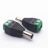 Conector macho DC2.1 sin soldadura conector DC DC5.5 * 2.1 Terminal Revolution Green adaptador de corriente cámara de vigilancia