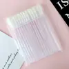 Palo de Pincel de Labios de Cristal Desechable Herramienta de Belleza Palo de Hisopo de Algodón Pincel para Lipstick Portátil Herramienta de Mezcla de Brillo de Labios