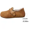 Novos Sapatos Mula de Pelúcia Outono e Inverno 2025 para Mulheres, Solas Macias Quentes de Pelúcia para Uso Externo, Moda para o Trabalho, Sapatos Boken Versáteis para Mulheres