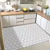 Tapete de Piso Inteiro para Cozinha Antiderrapante à Prova de Óleo Sem Lavagem Limpável Resistente à Sujeira Tapete Especial Proteção Solar Tapete de Pé para Varanda Corte Outros