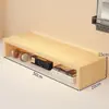 Soporte para computadora ajustable en altura, elevador de monitor para oficina, estante de madera para escritorio, base elevada para computadora de escritorio