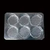 Bandeja Interior Blíster Comida Artemisa Baba Transparente PET Paquete de 6 Caja Blíster Artemisa Diseño Libre