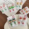 Dibujos Animados Lindo Navidad Clip para la Oreja Niña Aretes Combinables Sin Aretes para Ancianos Alce Niños Joyería para Bebé