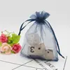 Bolsa para Empaque de Joyería, Bolsa de Malla, Bolsa de Gasa de Organza Transparente, Bolsa de Regalo, Bolsita Cosmética, Logo para Bolsa de Dulces de Boda