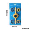 Juego de Macho y Matraca Cónico de Plástico PVC/NPT de 60 grados, 6 Piezas, Manual, Juego Completo