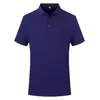 Camisetas de trabalho personalizadas de alta qualidade, absorventes de suor, de secagem rápida, antibacterianas com lama de algas marinhas geladas, camisas polo com colarinho, roupas de trabalho com bordado para grupos corporativos