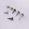 Clavo de tapicería de chincheta engrosada clavo de burbuja pequeña roscado clavo de zapato de cobre puro paquete duro paquete blando clavo de puerta accesorios decorativos para puerta de madera chincheta