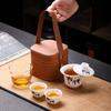 Grasa jade cubierta flotante cuenco juego de té de viaje traje juego de té kung fu de cerámica taza para invitado rápido actividad de hotel al aire libre regalo