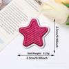 Pegatinas de Tela Bordadas Estrella de Cinco Puntas Bordada Accesorios para Ropa Infantil Pegatinas Parche para Agujeros Decoración de Funda de Teléfono Móvil Paquete de Materiales DIY Venta al por Mayor