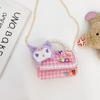 Bolsa de Ombro Fofa de Menina Japonesa Bolsa Transversal Infantil Desenho Animado Moda Pequena Bolsa Corrente Pequena Bolsa Quadrada Nova
