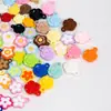 Pingente de Flor Colorida em Acrílico Pingente Corrente de Celular Chaveiro Pingente de Bolsa Material Acessórios para Joias DIY Venda por Atacado