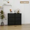 Gabinete Organizador de Almacenamiento de Doble Fila Transfronterizo Gabinete de Múltiples Capas de Tela No Tejida Gabinete de Dormitorio de Venta Caliente Gabinete de Almacenamiento Tipo Cajón para Juguetes