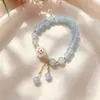 Pulsera de Cristal Tallado con Cuentas Estilo Chino para Mujer Flor Retro Gama Alta Transmisión en Vivo Lugar Escénico Vendedor Ambulante Más Vendido Adorno de Mano al por Mayor