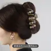 Pinza de Pelo con Pedrería Estilo Coreano para Parte Posterior de la Cabeza Aumento de Volumen de Cabello Clip Multi-Tiburón Grande Sensación de Alta Gama Horquilla Adorno para el Cabello