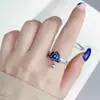 Anillo de Borla de Loto para Mujer Apertura Ajustable 2023 Nuevo Diseño de Nicho Joyería Anillo Simple