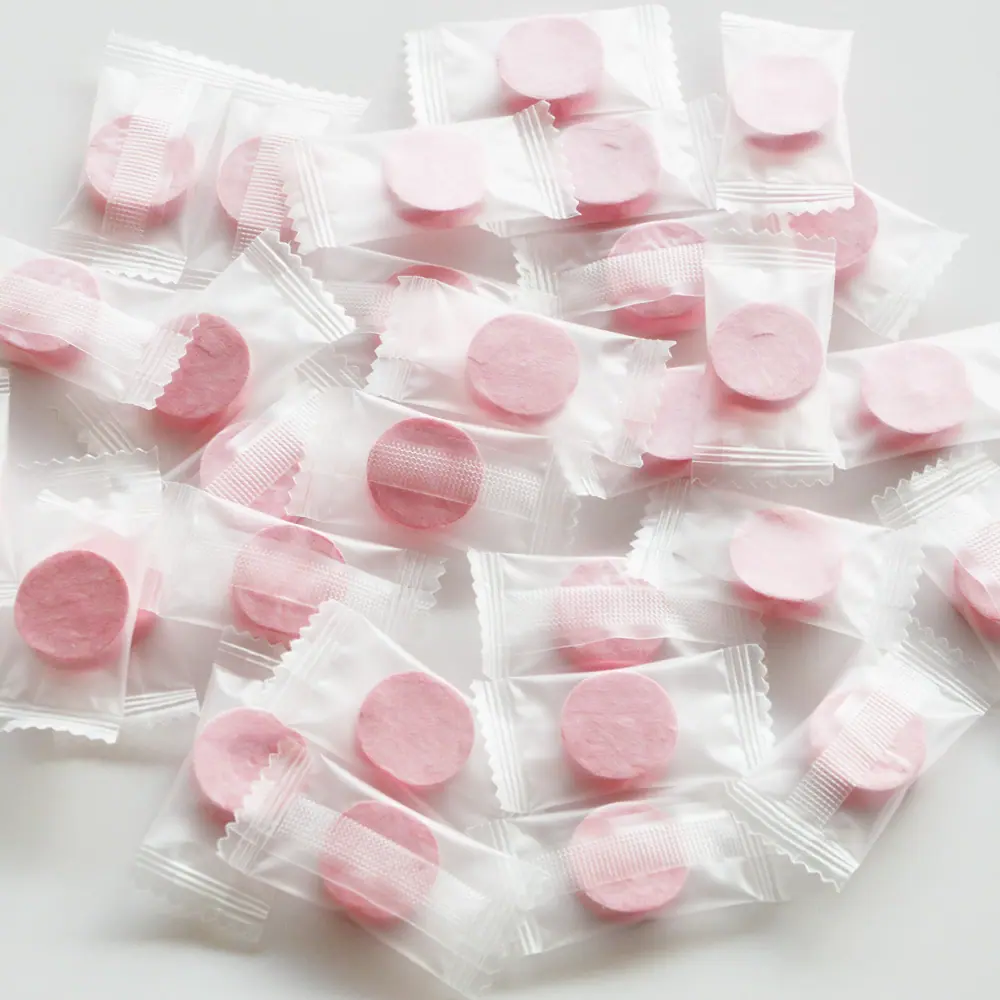 粉长纤维压缩面膜2