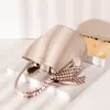 Bolsa Saco Versátil de Grande Capacidade 2026 Novo Estilo Bolsa Pequena de Luxo Bolsa Vermelha para Noiva Casamento Bolsa Feminina