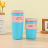 Copo de café de alta qualidade transfronteiriço portátil para exterior, copo de água de viagem, aço inoxidável 304, camada dupla a vácuo, copo simples isolado