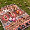 Estilo Bohemio Ins Tapete de Picnic Mantel Estilo Camping Exterior Césped A Prueba de Humedad Tapete de Piso Equipo de Tienda Manta Engrosada