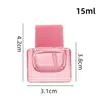 Em estoque Frasco Spray de Pressão Contínua 10ml Frasco de Perfume Frasco para Decantar Perfume Frasco de Gargalo de Perfume de Vidro Transparente