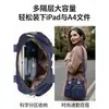 2026 Nova Bolsa Feminina de Um Ombro Estilo Europeu e Americano Mamãe Nylon Transversal de Mão Grande Capacidade Bolsa de Viagem Bolsa Tote