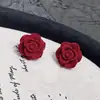 Moda Todo Combina Acrílico Joyería para Orejas Accesorios Flor Color Degradado Tendencia Femenina Fabricantes de Joyería para Orejas Venta al por Mayor
