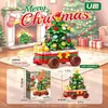 Serie de Árbol de Navidad de Papá Noel Muñeco de Dibujos Animados Modelo Adornos Bloques de Construcción de Micropartículas Juguetes Educativos de Ensamblaje Venta al por Mayor