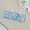 Novo produto internacional da Amazon: faixa de cabeça floral larga, macia e elástica para crianças e bebês, faixa para proteção da moleira do bebê e acessório de cabelo