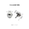 Clavos decorativos redondos de hierro para bricolaje transfronterizos con forma de hongo para cajas de dulces, artículos festivos, clavos decorativos de pie de doble punta en stock