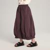 Calça de Flor de Botão de Cintura Alta Estilo Doce de Verão 2025 Novo Estilo de Verão Cobrindo Gordura e Emagrecendo Calças de Nove Pontos para Meninas São Modernas e Confortáveis
