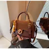 Bolsas de Mano Transfronterizas Simples y de Alta Gama, Bolsos Cuadrados Pequeños de Moda para Mujer, Bolsos Cruzados Retro Nuevos, Bolsos de Hombro de Nicho