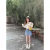 Cárdigan de punto corto con capucha de diseñador Zhenzhen para mujer, nuevo estilo primavera 2026, chaqueta suéter fina rosa