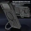 Case Premium para Celular Samsung S26Fe Aplicável em Fronteiras Suporte Magnético para Carro S25Ultra Capa Protetora Anti-Queda A27
