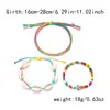 Conjunto de 3 peças de Praia Retro Criativo Novo Transfronteiriço Europeu e Americano Pulseira de Contas de Concha Tartaruga Terno Multicolor Desenhável