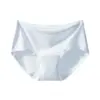 Pantaletas de algodón para bebé a la cintura media, personalizadas de fábrica, con entrepierna extendida, ropa interior de algodón puro de alta cuenta 60S para mujer, calzoncillos 10A antibacterianos de alta elasticidad