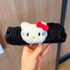 Faixa de Cabelo Fofa de Desenho Animado Sanrio Cachorro Boneca Culomi Faixa de Cabelo para Maquiagem Lavar o Rosto Aplicar Máscara Faixa de Cabelo de Celebridade Cyber