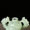 Botella de Vino Vacía de Cerámica, Doble Dragón Creativo Jugando con una Perla, Jarra para Licores, Tarro de Vino Sellado para el Hogar, Botella de Vino Decorativa
