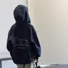 Abrigo para Niños Estilo Primavera y Otoño 2026 Nuevo Sudadera con Capucha Cardigan para Niños de Edad Media y Mayores Ropa para Niños Otoño Moderna Fresca