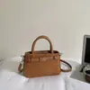 Bolsa Retro Mate 2026 Otoño/Invierno Nueva Versátil Bolso Cruzado para Mujer Moda Súper Popular Bolso de Mano Bolsa Tote Pequeña