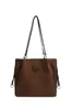 Yuezhi 2026 Outono Inicial Nova Moda Vintage Elegante Bolsa de Mão de Grande Capacidade para Mulheres Versátil Bolsa Tote para Estudantes e Uso Diário
