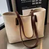 Bolso Casual de Bloques de Color de Gran Capacidad para Mujer, Nuevo Estilo Primavera/Verano 2026 Bolso de Hombro, Textura de Alta Calidad, Elegante Bolso Tote para Viajes Diarios