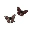 Pinza para el Cabello de Mariposa de Piedras de Strass Super Hada Elegante para Flequillo Lateral Pinza de Pato Nuevo 2025 Pinza para el Cabello para Mujeres