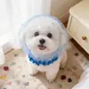 Collar protector para mascotas para prevenir mordeduras, collar isabelino para pasear perros, conveniente, cómodo, transpirable, collar de malla anti-lamido y anti-mordeduras