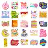 50 pegatinas de grafiti con texto en inglés, estilo de dibujos animados, para decorar con tus propias manos. ¡Superventas en Amazon!