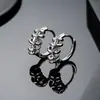 Pendientes del Año de la Serpiente para Hombre, Nuevo Diseño con Circonita Microincrustada, Forma de Serpiente, Exquisitos, Modernos, Pendientes de Lujo Ligero para Mujer, Venta al por Mayor