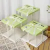 Caja de Embalaje Transparente Cuadrada para Pastel con Base Gruesa, de una Sola Capa/Doble/Triple, Caja para Pastel de 4 pulgadas 6 pulgadas 8 pulgadas 10 pulgadas, Caja de Regalo