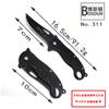 Hoja de corte de alta dureza cuchillo de acero inoxidable camping portátil supervivencia cuchillo militar popular acero al cromo cuchillo plegable para exteriores al por mayor