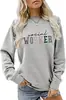 Sudadera Casual de Cuello Redondo y Manga Larga para Mujer Nueva Primavera y Otoño de Fábrica Original, Sudadera de Cuello Redondo para Mujer Transfronteriza